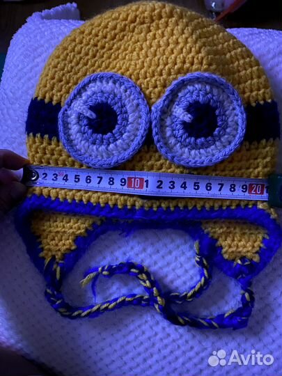 Шапка вязаная миньон