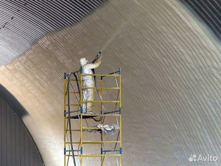 Утепление пенополиуретаном теплоизоляция от 400 м2