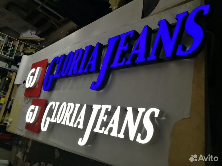 Объемные световые буквы