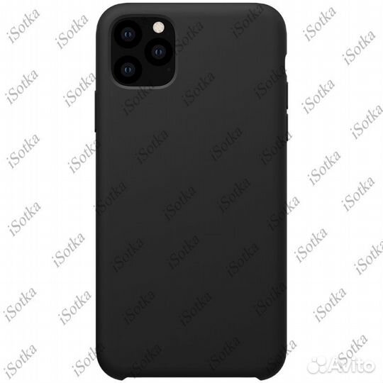 Чехол Apple iPhone 11 Pro Leather Case (серый)