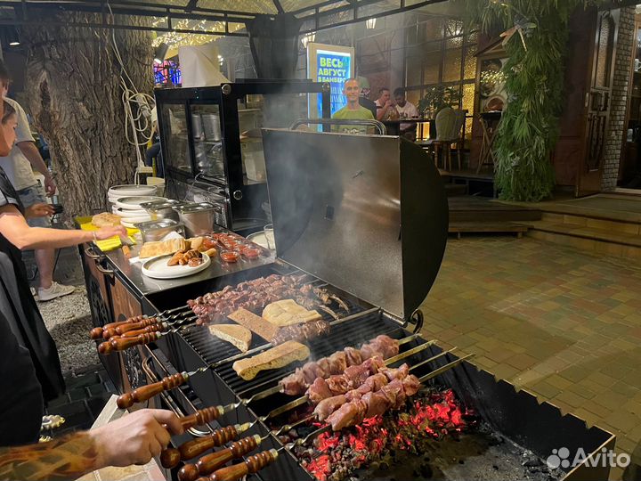 Мангал № 0300/55 с гриль-барбекю 5 мм (Два модуля)