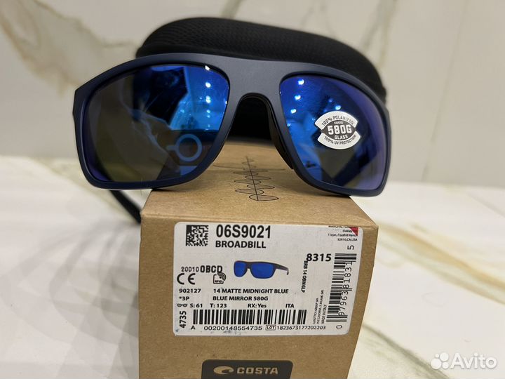 Очки Costa Del Mar Broadbill Blue Mirror 580G