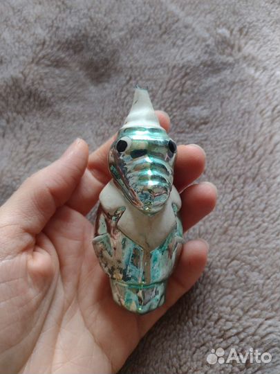 Стеклянные елочные игрушки, советские