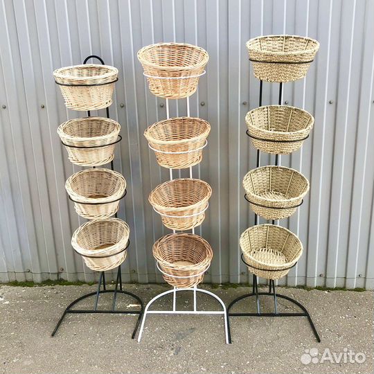 Изготовление плетеных корзин и лотков