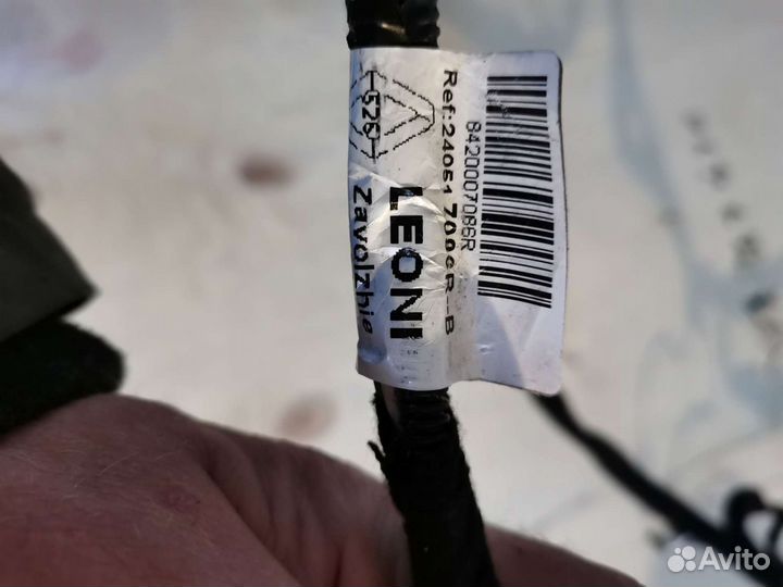 Ларгус проводка двери багажника