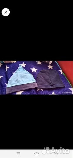 Шапочки для мальчика весна р 46-48