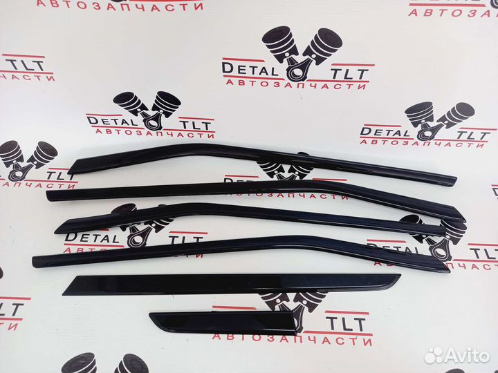 Молдинги салона дверей Веста (Черный глянец)