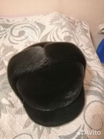 Меховая мужская шапка из нерпы Новая