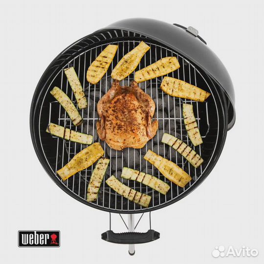 Угольный гриль weber classic kettle 57 см черный
