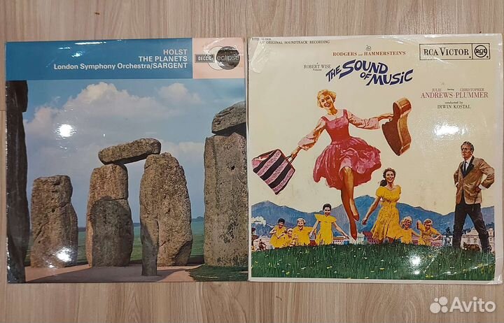 Виниловые пластинки 10штук