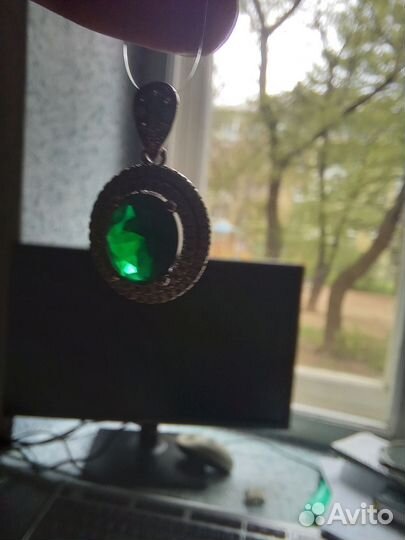 Кулон серебро