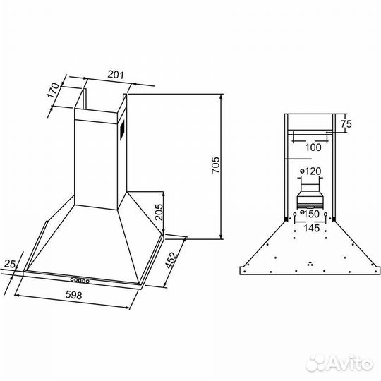 Вытяжка Schaub Lorenz выставочный образец
