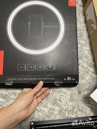 Кольцевая лампа Rekam RL-31 новая