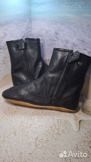 Махси с мехом натуральной кожи