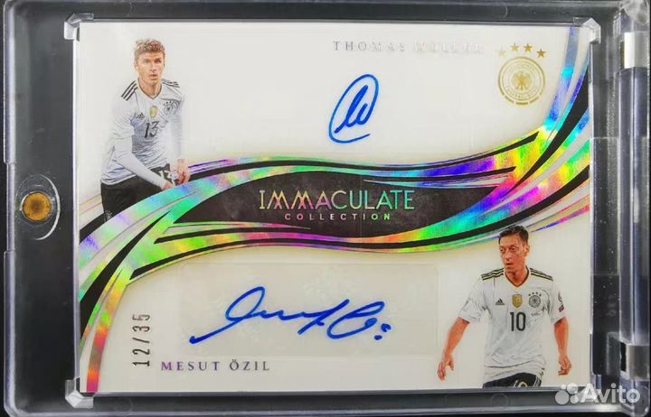 Футбольные Карточки topps panini с автографом