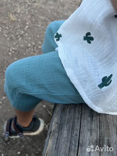 Костюм из муслина новый