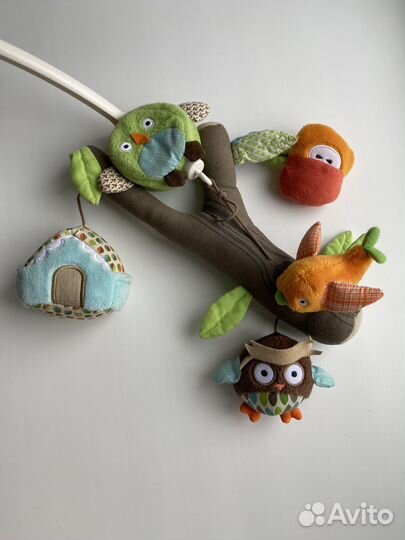 Мобиль; игрушка-грелка с вишневыми косточками