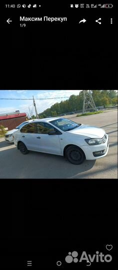 Volkswagen Polo 1.6 AT, 2019, 80 000 км