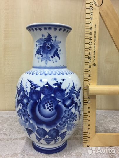 Ваза для цветов гжель