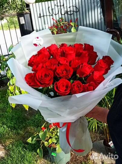 Розы, букет из роз 25. Розы с доставкой