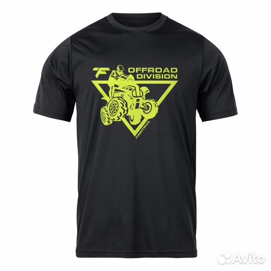 62529 Футболка Finntrail ATV 6708 черный желтый