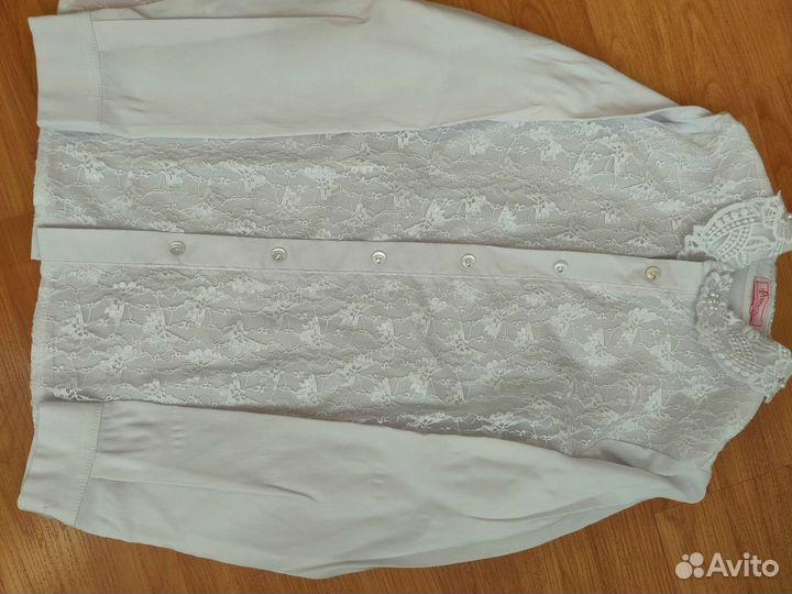 Школьная форма, юбка-шорты, кюлоты, кофта, блузки