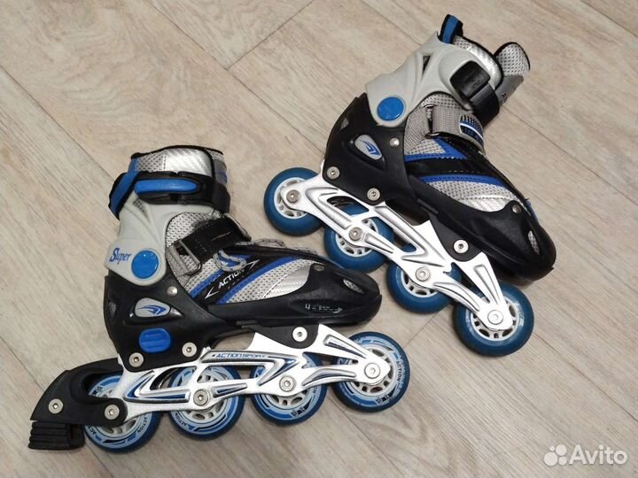 Ролики детские раздвижные размер 28-32