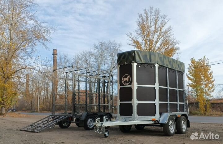 Прицеп коневоз (скотовоз). Новый с документами