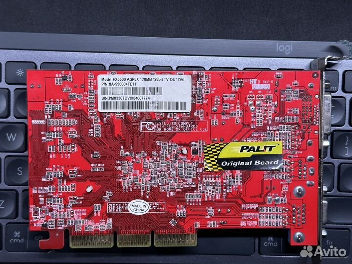 Видеокарта FX 5500 128mb