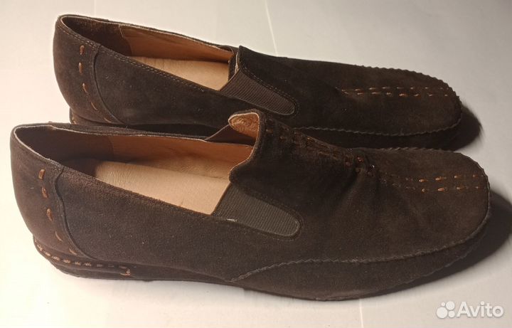 Обувь женская туфли коричневые замша р.41