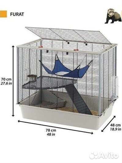 Клетка для грызунов большая