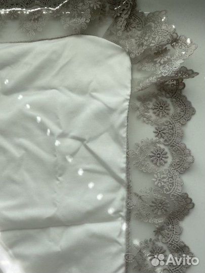 Комплект на выписку вязаный утепленный