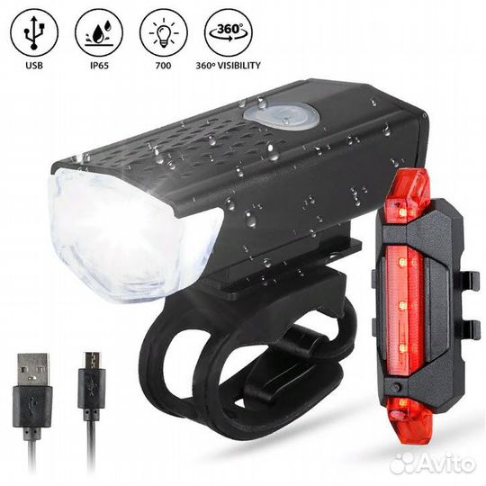 Комплект Фонарей для Велосипеда