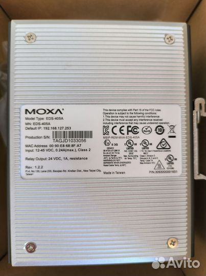 Moxa EDS-405A rev.1.2.2