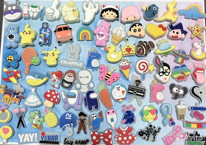 Джиббитсы украшения для crocs светящиеся