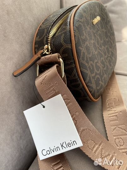 Сумка женская Calvin Klein Logo Crossbody Brown ор