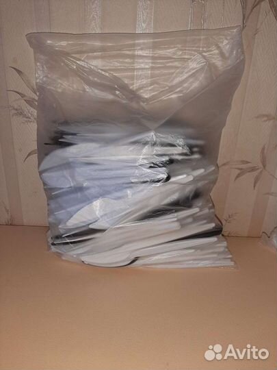 Одноразовый набор ложка вилка нож зубочистка 57 шт