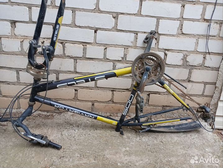 Велосипедная рама+ переключатели скоростей