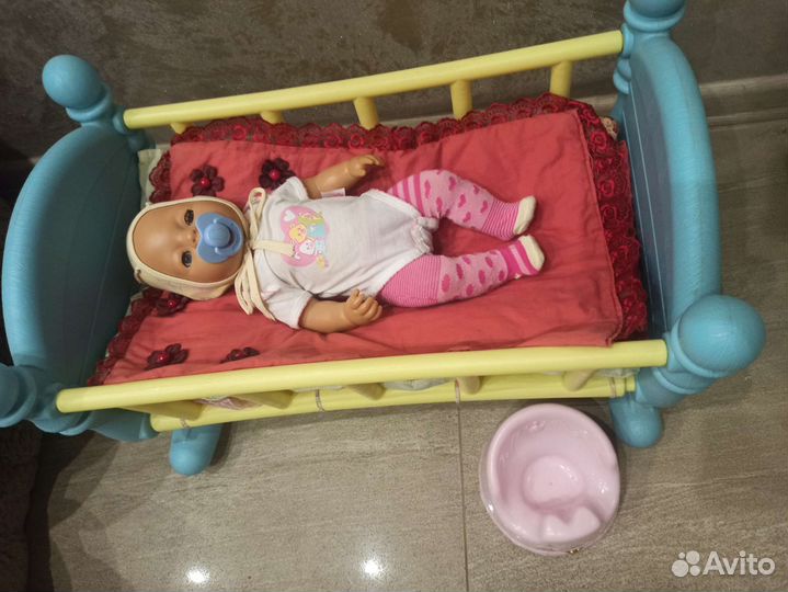 Кроватка для куклы baby born