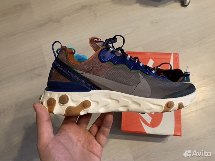 Кроссовки nike react element 87 dusty peach 10,5