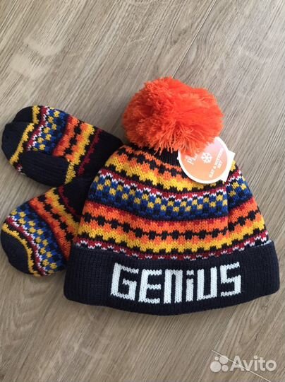 Комплект шапка и варежки Place 2/3 года