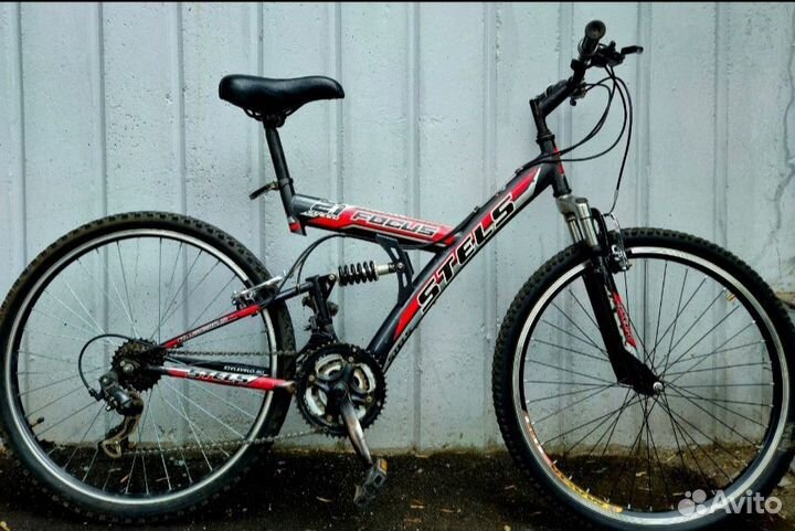 Горный велосипед двухподвес stels 26