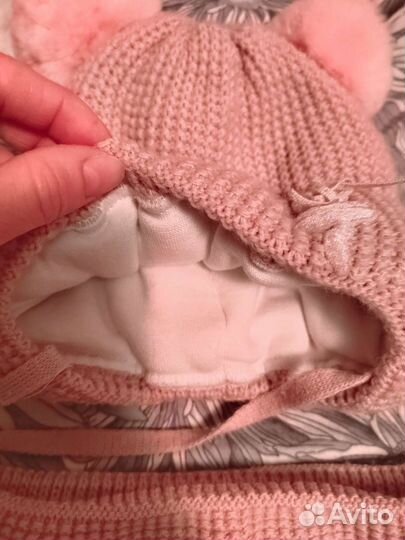 Комплект шапка, снуд