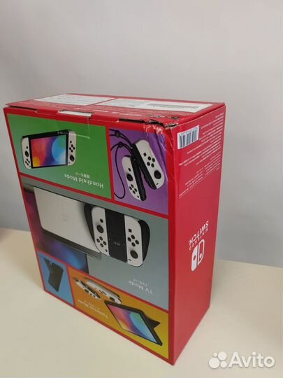 Приставка Nintendo Switch Oled 64GB White / Neon
