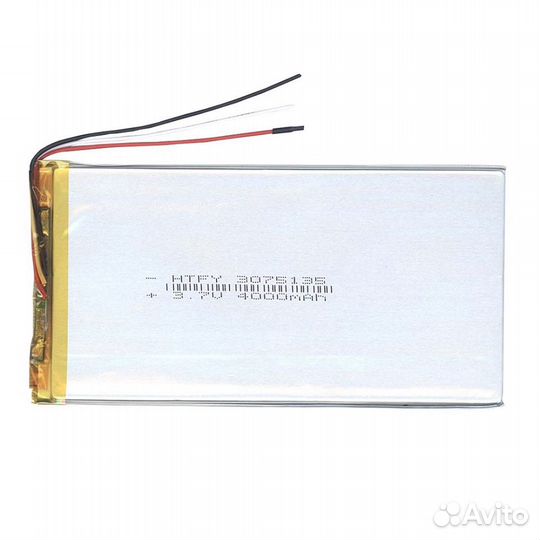 Аккумулятор Li-Pol (батарея) 3*75*135мм 3pin 3.7V