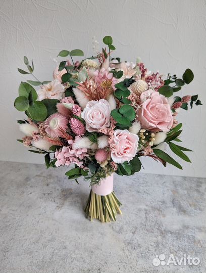 Букет невесты из сухоцветов на заказ