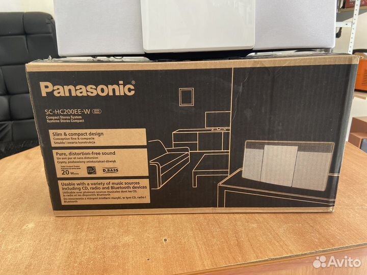 Аудиосистема Panasonic SC-HC200 белый