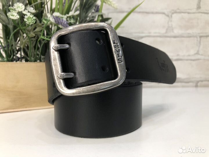 Мужской кожаный ремень
