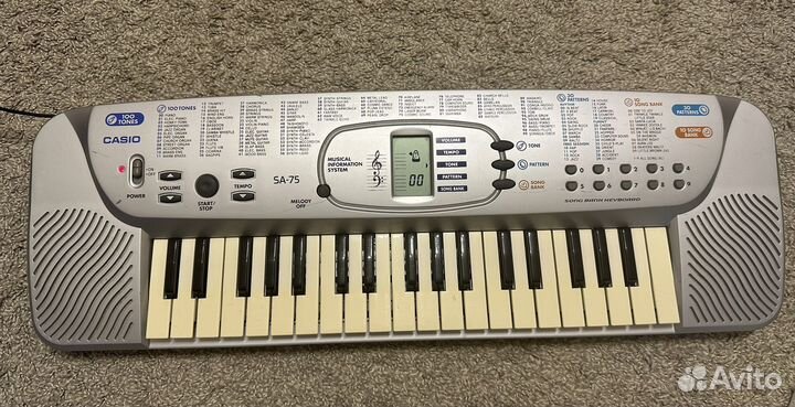 Синтезатор casio sa-75