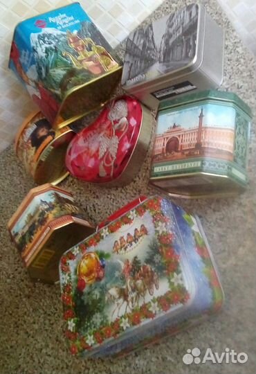 Металлические жестяные банки-упаковка